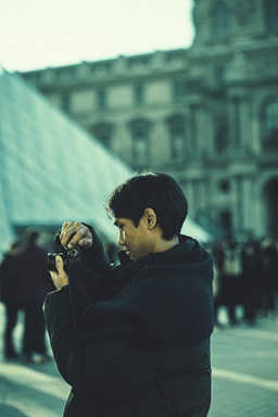 homme photographe